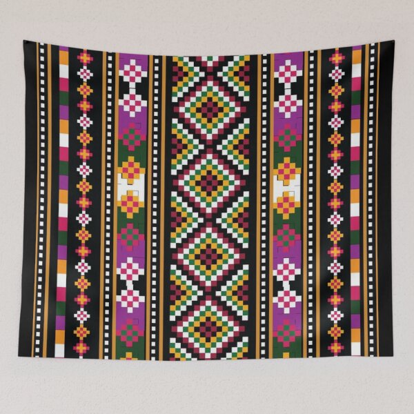 Item preview, Colorful Geometric Folk Pattern |  Textile Inspired Design designed and sold by LUMACRAFT1.