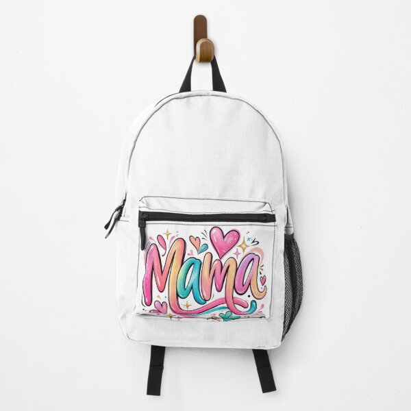 Item preview, Colorful Mama Heart Typography designed and sold by oblexwear.