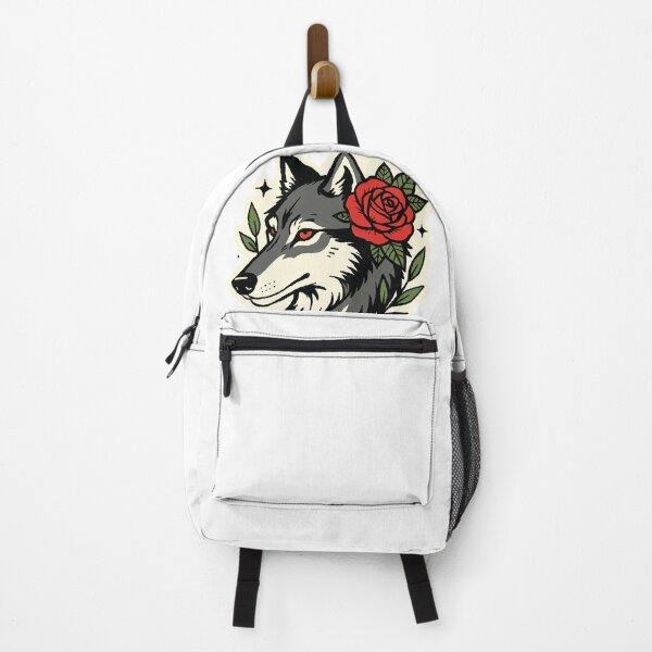 Item preview, Old School Wolf & Rose designed and sold by SugarCore.
