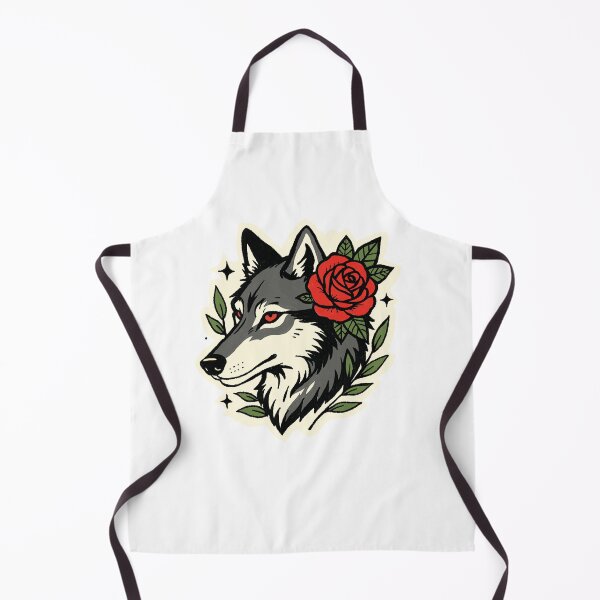 Item preview, Old School Wolf & Rose designed and sold by SugarCore.