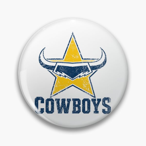 Item preview, North Queensland Cowboys Distressed Logo designed and sold by Imaginationbeyond.