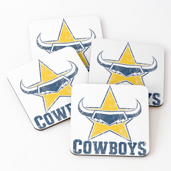 Item preview, North Queensland Cowboys Distressed Logo designed and sold by Imaginationbeyond.
