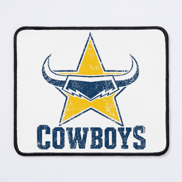 Item preview, North Queensland Cowboys Distressed Logo designed and sold by Imaginationbeyond.