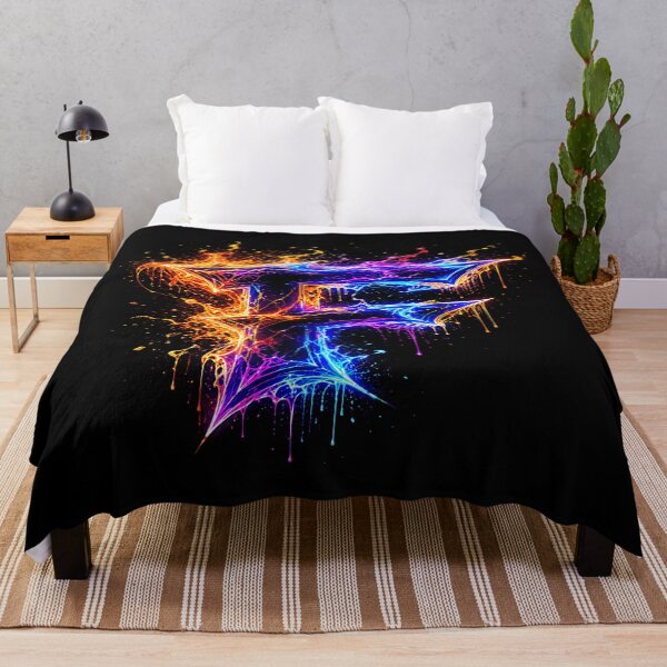Item preview, Arcane Blaze Graffiti Letter F designed and sold by BlissBlvdShop.