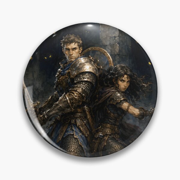 Item preview, Dungeon Ambush Warrior and Rogue Stand Together designed and sold by Neely Stewart.