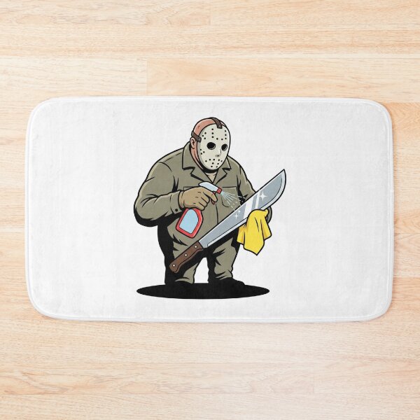 Item preview, Hokey Mask Killer Machete Cleaning Day designed and sold by Rare By Hero.