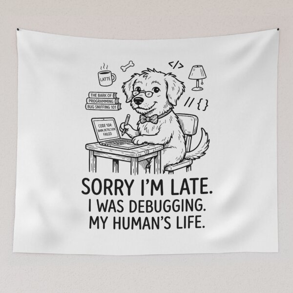 Item preview, Trust Me, I'm A Dogtor - Funny Dog Doctor Cartoon Design designed and sold by cats-dogs1.