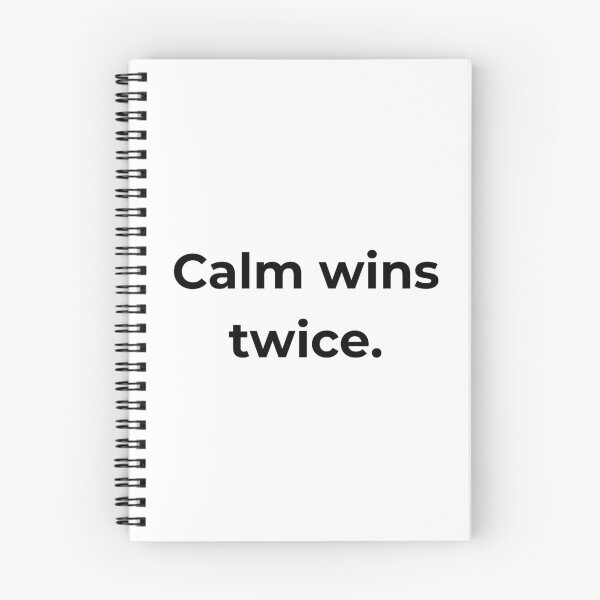 Item preview, Calm wins twice. designed and sold by MPSTUDIOPL.