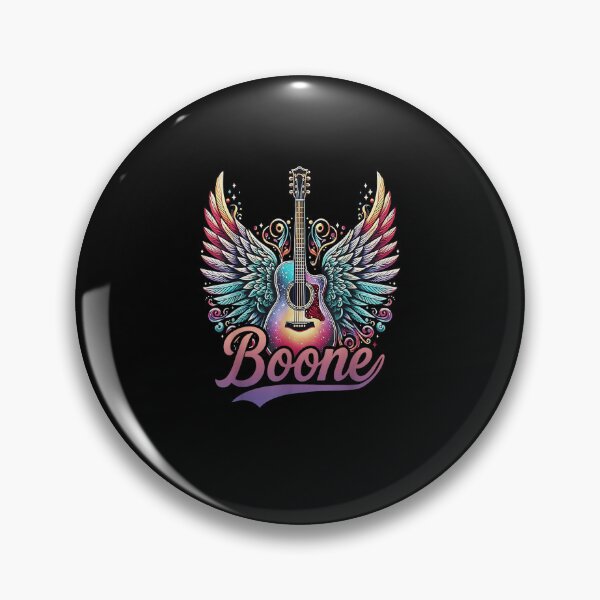 Item preview, Boone Guitar Wings Colorful Music Fan designed and sold by Glow-Paw-Studio.