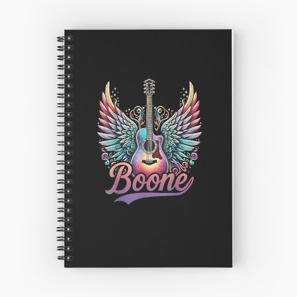Item preview, Boone Guitar Wings Colorful Music Fan designed and sold by Glow-Paw-Studio.
