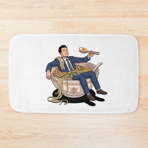 Item preview, Businessman Relaxing In Giant Ramen Bowl Jacuzzi designed and sold by Rare By Hero.