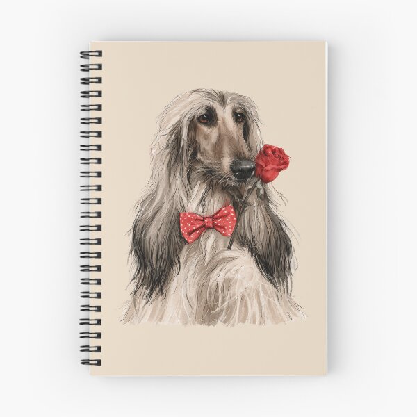 Item preview, Afghan Hound with a Rose designed and sold by Erika Kaisersot.