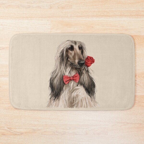 Item preview, Afghan Hound with a Rose designed and sold by Erika Kaisersot.