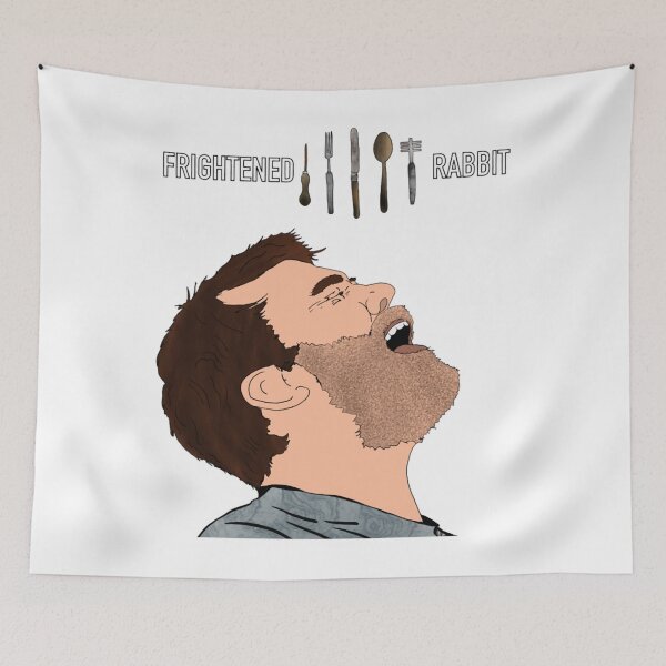 Item preview, frightened rabbit band art designed and sold by DanielBarnum12.