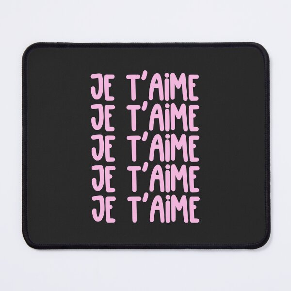 Item preview, Je T'aime French Love Typography Poster designed and sold by jianina-alondra.