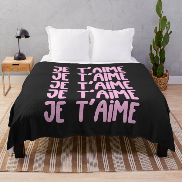 Item preview, Je T'aime French Love Typography Poster designed and sold by jianina-alondra.