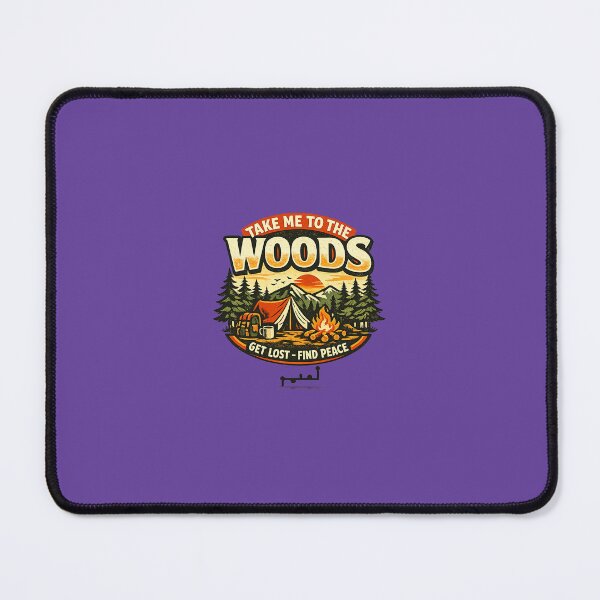 Item preview, Take Me to the Woods – Retro Camping Adventure designed and sold by Musamem Designs.