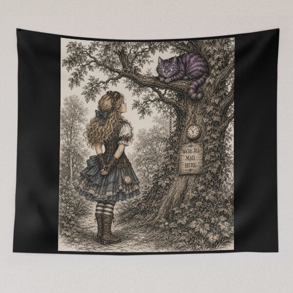 Item preview, Steampunk Alice in Wonderland designed and sold by DeVeauDesign.