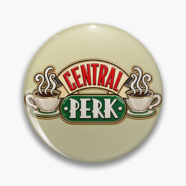 Aperçu de l'œuvre Central Perk Cafe Friends Serie TV Logo glossy créée et vendue par killem667.