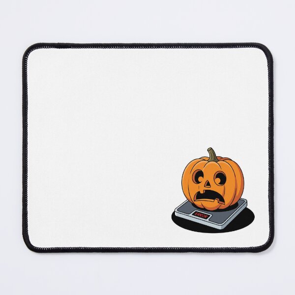 Item preview, Shocked Halloween Pumpkin On Digital Weight Scale designed and sold by Rare By Hero.