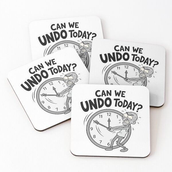 Item preview, Can We Undo Today Funny Work Humor designed and sold by CreativeArtisanPrints Shop.