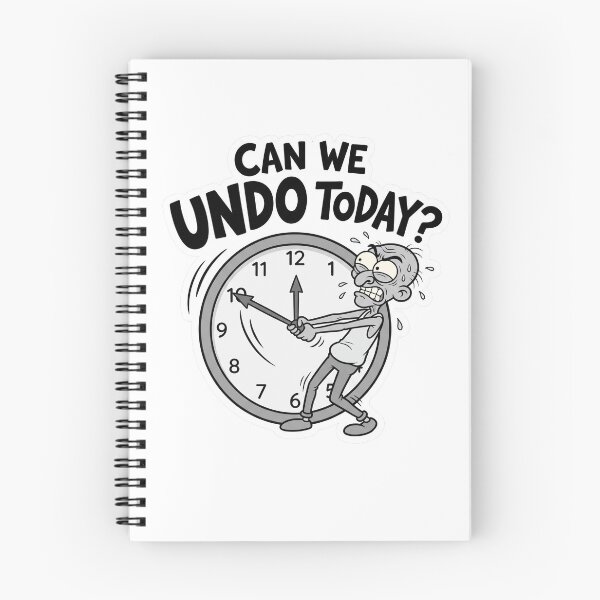 Item preview, Can We Undo Today Funny Work Humor designed and sold by CreativeArtisanPrints Shop.