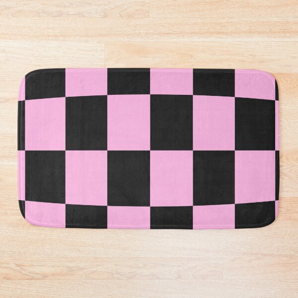 Item preview, Pink Black Wavy Checkerboard Pattern designed and sold by jianina-alondra.
