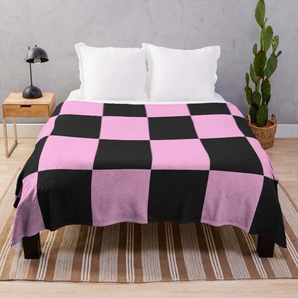 Item preview, Pink Black Wavy Checkerboard Pattern designed and sold by jianina-alondra.