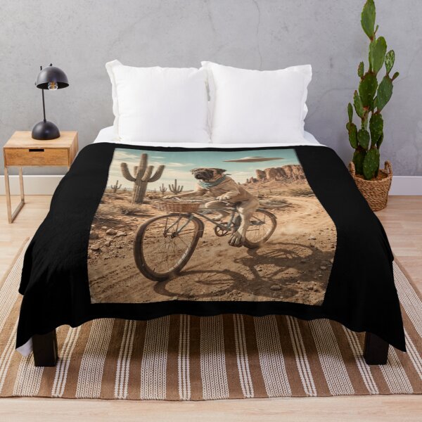 Item preview, Mastiff Riding Bike Wild West Western UFO Dog Lover designed and sold by dian-rody-crest.