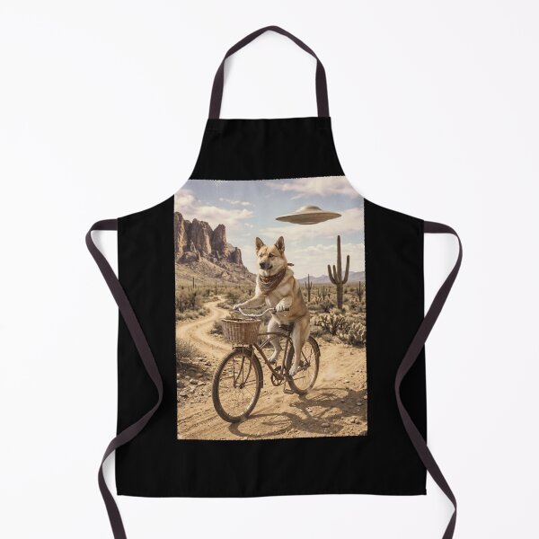 Item preview, Norwegian Buhund Riding Bike Wild West Western UFO Dog Lover designed and sold by dian-rody-crest.