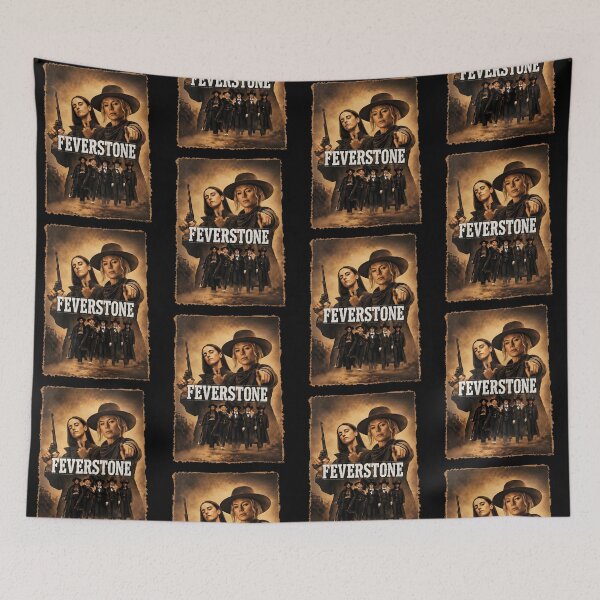 Item preview, Feverstone Western Outlaws Cowboy Vintage Western designed and sold by Glow-Paw-Studio.
