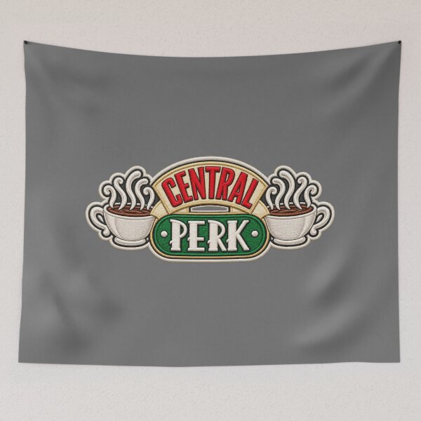 Item preview, Central Perk Cafe Friends TV Series Embroidery Logo designed and sold by killem667.
