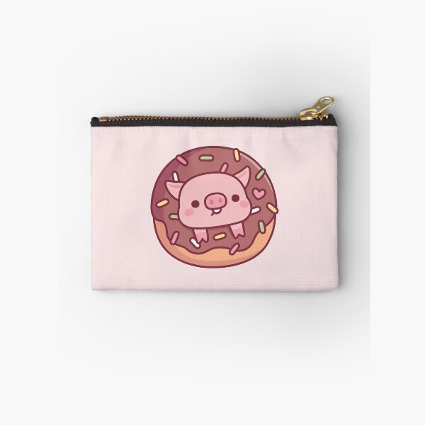Item preview, Cute Pig In Chocolate Donut With Sprinkles designed and sold by rustydoodle.