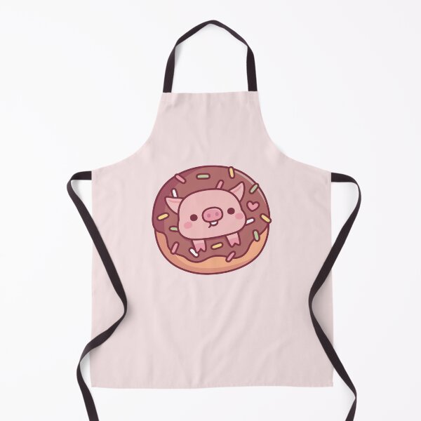 Item preview, Cute Pig In Chocolate Donut With Sprinkles designed and sold by rustydoodle.