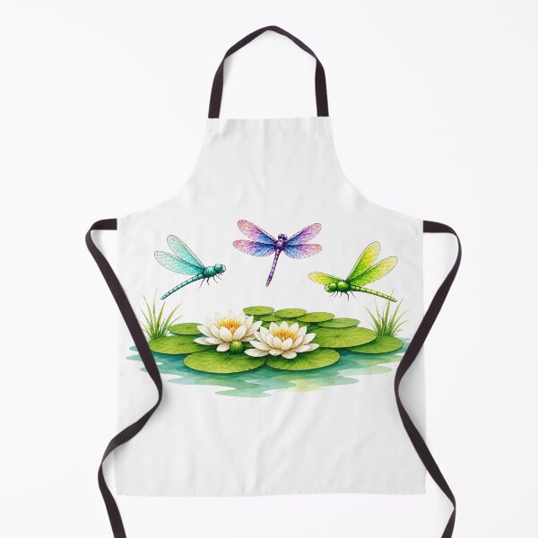 Item preview, Three Dragonflies Over a Water Lily Pond designed and sold by Penbrook Farms.
