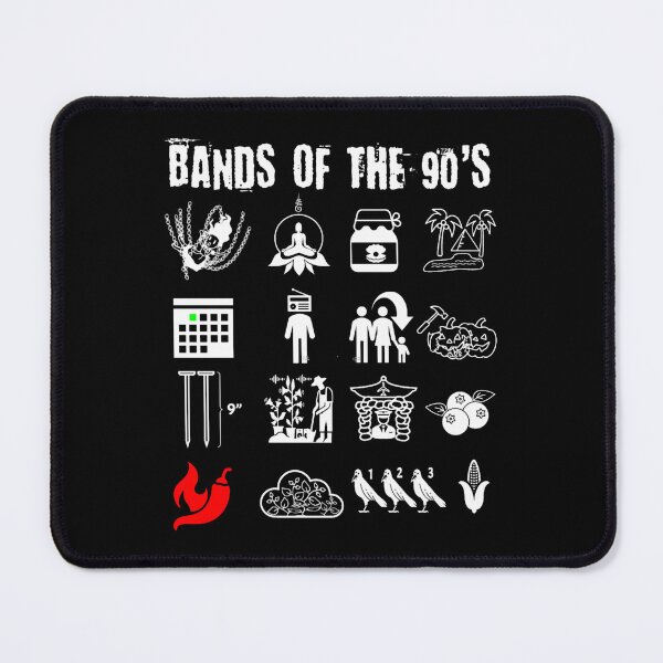 Item preview, funny nerdy iconic alternative rock bands of the 90s designed and sold by DanielBarnum12.