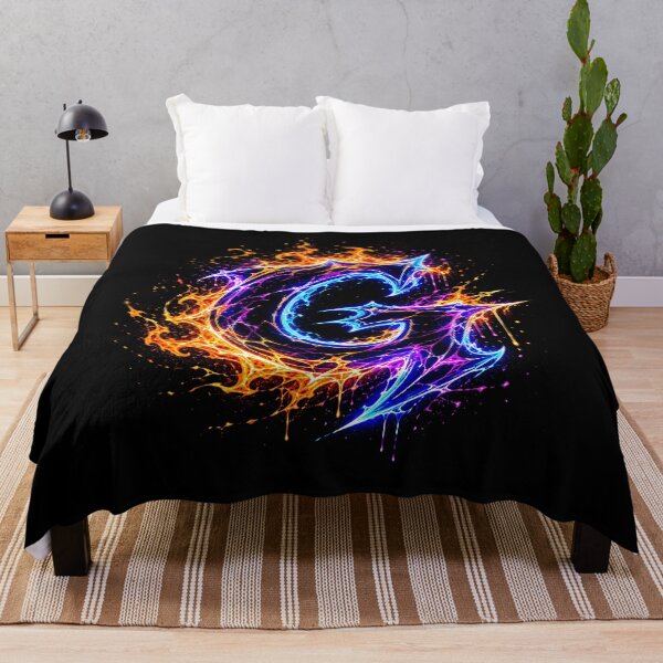 Item preview, Arcane Blaze Graffiti Letter G designed and sold by BlissBlvdShop.