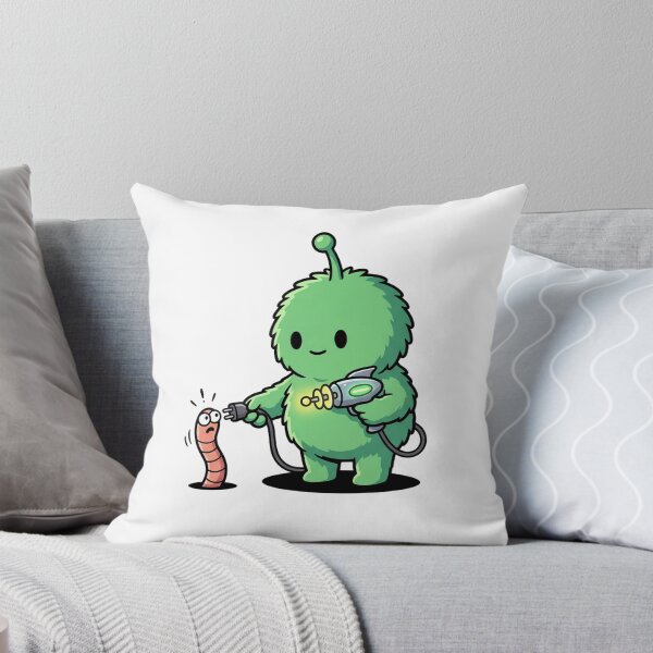 Item preview, Cute Alien Mistaking Earthworm For Power Outlet designed and sold by Rare By Hero.
