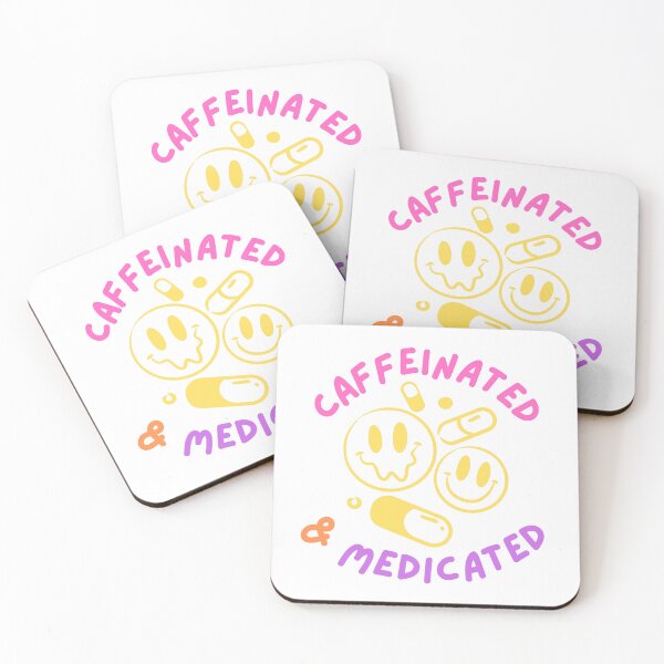 Item preview, Caffeinated & Medicated (3) designed and sold by hazywares.