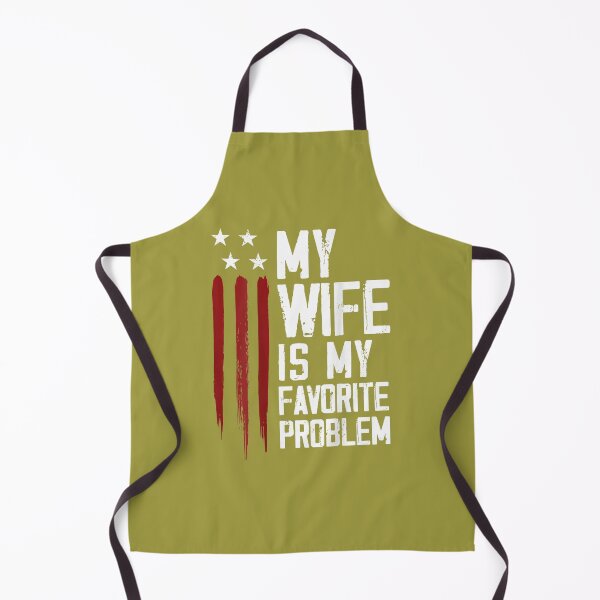 Item preview, Funny My Wife is My Favorite Problem American Flag designed and sold by ArleneRowe.