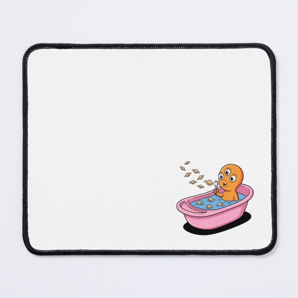 Item preview, Cute Orange Alien Blowing Saturn Planet Bubbles designed and sold by Rare By Hero.