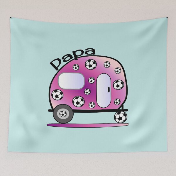 Item preview, Camping Papa Football designed and sold by minimalartstory.