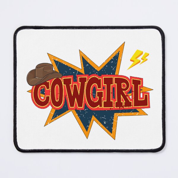Item preview, cowgirl western rodeo vintage retro graphic designed and sold by AaryaGraphics.