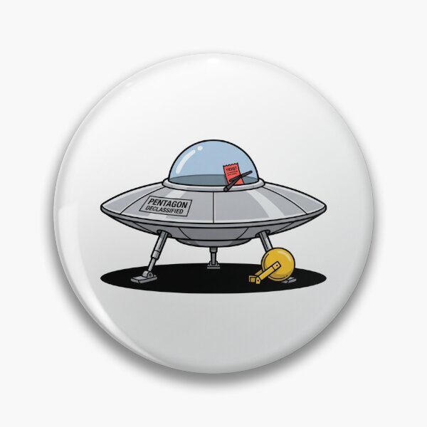 Item preview, Booted Pentagon Declassified UFO With Parking Ticket designed and sold by Rare By Hero.