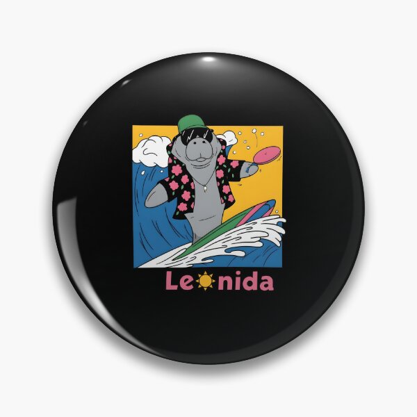 Item preview, Leonida Surfing Shark Hawaiian Beach Retro designed and sold by Glow-Paw-Studio.