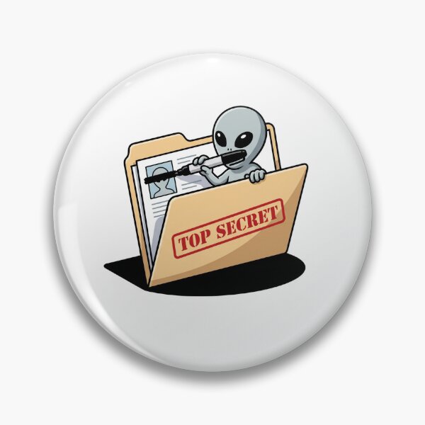Item preview, Alien Redacting Its Own Top Secret File designed and sold by Rare By Hero.