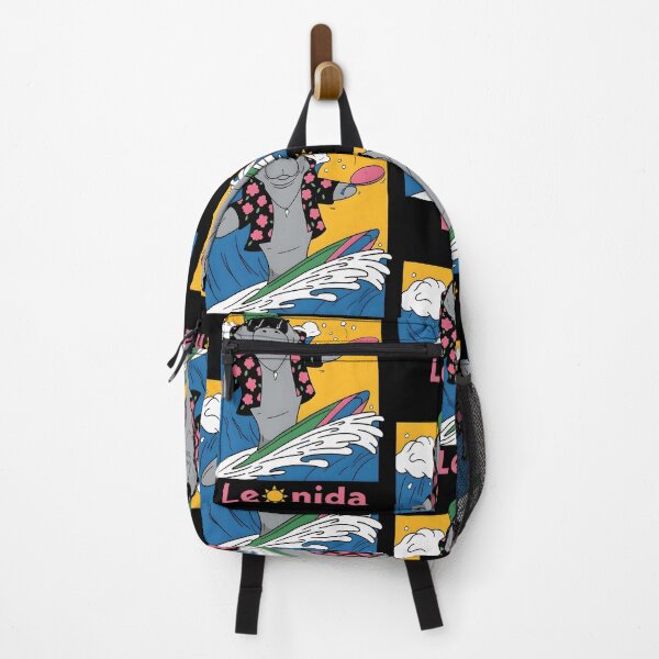 Item preview, Leonida Surfing Shark Hawaiian Beach Retro designed and sold by Glow-Paw-Studio.