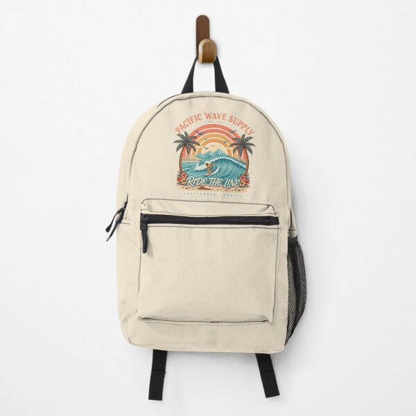 Item preview, Vintage Surf Paradise – Pacific Wave Supply | Retro Ocean & Surfer Design designed and sold by CHROMA NOIR.