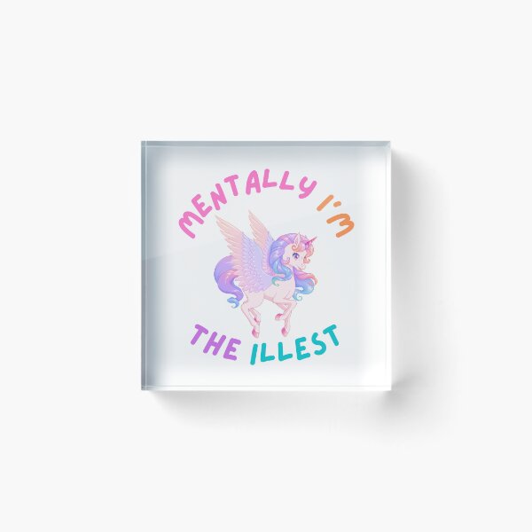 Item preview, Mentally i'm the illest Unicorn designed and sold by hazywares.