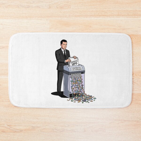 Item preview, Secret Agent Shredding Confidential UFO Files designed and sold by Rare By Hero.